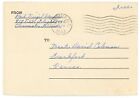  100th Bomb Group Wwii Postcard Sgt Warders B 17 Gunner Our Gal Sal 2 1 43   2