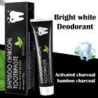 Activated Bamboo Charcoal Toothpaste Teeth Whitening Fluoride Free 105g Mint