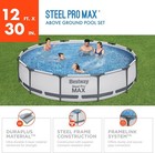 Piscina 12 x30  Grande Para Adultos Ni  os Ni  as Alberca De Patio Con Bomba New