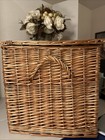 Fortnum And Mason Willow Wicker Handmade Picnic storage Basket Large Size
