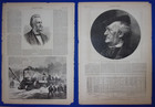 1876 Harper s Weekly Woodcut Views  Preparing For Phila  World s Fair Centennial