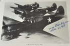 Elmer  doc  Wheadon Signed 6 X 8 75 Photo P-40 Ace 7v Ss S pac Wwii