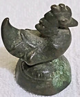 Antique 19th Century Burmese Bronze Bird Opium Weight - Rare Collectible 