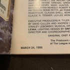 Signed Cats Playbill 1986