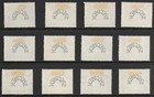 1937 Aden  dhows  Specimens Sg1s-12s Set Of 12 Cat   800