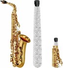Alto Sax Pad Saver Brush Cleaner  Ultra Absorbent Cotton Sax Cleaning   Care    