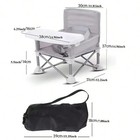 Portable Baby High Chair Foldable Travel Booster Feeding Seat W  Tray Camping