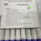 Sakura Solid Paint Markers White Xsc-50  Box Of 12 Streaks  Grease Pens Marker