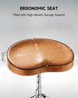      Donner Drum Throne Stool Padded Seat Height Adjustable Rotatable   Drumsticks
