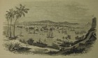Havana  Cuba - 1865 Article   Engraving - Ships In Harbor  Morro  Cuban Customs