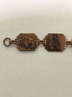 Beautiful Antique Native American Navajo Copper Handmade Link Bracelet
