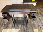 Singer Treadle Sewing Machine With Ornate Cabinet  Pre-1930 Antique