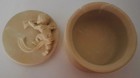 Italian Cherub Trinket Box Signed Dina Mid Century Neoclassical Decor Vintage