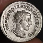 Gordian Iii Antoninianus Victoria Aeterna Ancient Roman Empire Silver Coin 243ad