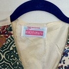 Vintage Definitely California Kids Tapestry Vest Floral Beaded Fringe Cropped