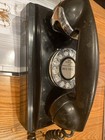 Vintage Western Electric M3 Rotary Dial Wall Telephone  F1 Handset Black Heavy