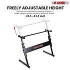 5 Core Keyboard Stand Piano Bench Set Adjustable Key Board Stands W Music Chair
