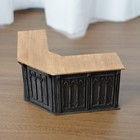 1 6 Scale 1 12 Dollhouse Miniature Furniture Corner Cabinet Unfinished Puzzle