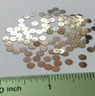 100 Flat Tiny Watch Gears 4 67mm Silver Altered Art Steampunk Part Wheel Lot