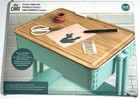 A La Cart We R 3 Tier Rolling Utility Cart Bamboo Wood Table Top Board Cover New