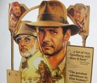 Vintage Indiana Jones And The Last Crusade Vhs Promotional Standee Display