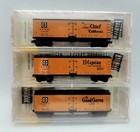 N Scale Micro Trains Santa Fe 40  Double-sheathed Box Car Special Run 3pk  Rare 