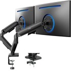 Dual Monitor Mechanical Spring Desk Mount Stand   Fits Screens Up To 32 