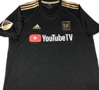 Adidas Lafc Black Gold Soccer Jersey Mens L Short Sleeve Youtube Tv Mls