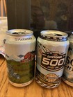  6  Busch Light Collector   s Edition Cans Daytona 500 Fish Farmers Empty Opened 