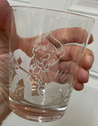 4 Glenmore Kentucky Bourbon Glasses 1950 s Little Kentucky Colonel Decor Rare