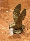 Solid Brass Bald Eagle Patriotic Usa Mcm Vintage 1970s 2 75  Miniature Euc