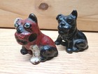 Vintage Hubley Style Cast Iron Bulldog Pencil Holder Set 1933 Chicago World   s Fa