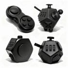 Fidget Toy Cube Set 4pcs 12 Sided Cube Relief Anxiety Improve Concentration fidg