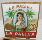 Vintage La Palina Wooden Dovetailed Special Value Size Mild Cigar Box 6  Tall