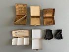 Vintage Lot 6 Pill Box Art Deco Misc