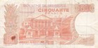 Belgium  50  Francs  16 05 1966  Series  S  Circulated Banknote Lb 11