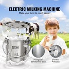 Goat Milking Machine Goat Milker 6 L 304 Stainless Steel Bucket For Cows