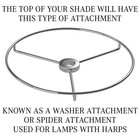 Fenchel Shades 12  X 12  X 12  Spider Attachment Drum Lampshade