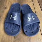 Under Armour Men s Navy-blue Locker Iii Sandal Slides Mens 12