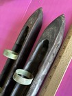 Antique Vintage Wooden Wood Textile Mill Weaving Loom Shuttle Large 17    Lot Of 2