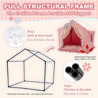Indoor Dog House Tent Bed Soft Washable Foldable Cave For Small And Medium Dogs