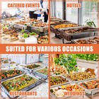 2 4 6 8 Pack Chafing Dishes Buffet Set 8qt Stainless Steel Complete Chafer Set 