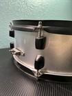 Unbranded Snare Drum 6 25  X 14 Deep Silver Black White Clean Ready To Use