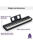 Yamaha P71 88-key Weighted Action Digital Piano W  Sustain Pedal   Power Supply