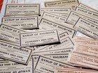 70 Lot Vtg 1920 s Stephenson s Drug Pharmacy Columbia Tn Rhubarb Medicine Labels