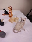 Vintage Cat Figurines Lot
