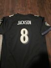 Ravens Jackson 8 Nwt Jersey Mns Szs S m l xl All Patches No Print Ships Tomorrow