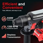 Sds Plus Concrete Hammer Drill For Milwaukee M18 Battery 4 Mode 3j