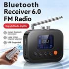 Wireless Bluetooth 6 0 Fm Radio Receiver Car Stereo Audio Adapter Usb aux remote