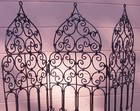 Moroccan Room Divider Screen Wrought Iron Moorish Metal Room Separator Handmade